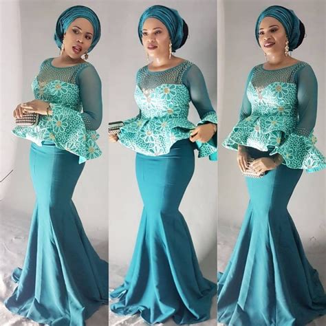 Unique Aso Ebi Styles That You Will Love To See African Lace Styles