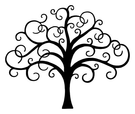 This simple family tree template is designed for kids' use. Simple tree of life | Trees | Pinterest | Cricut, Family ...