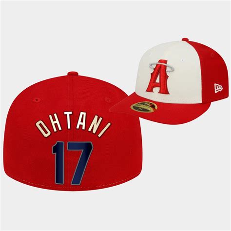 Angels 2022 City Connect Low Profile Fitted Hat Red