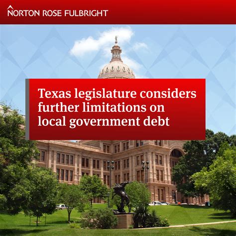 Texas Legislature Considers Further Limitations On Local Government Debt United States