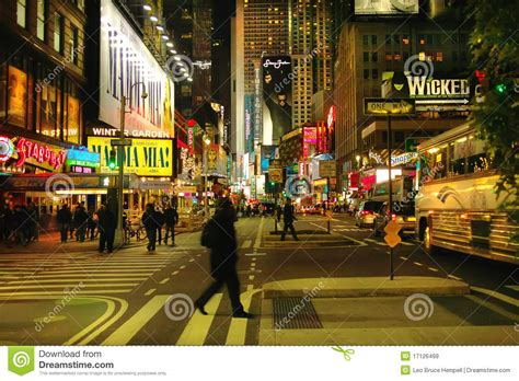 Broadway New York Usa Editorial Stock Image Image Of Signage 17126499