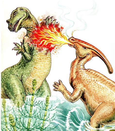 Hadrosaurs Were Once Hypothesized To Breathe Fire From Their Mouths