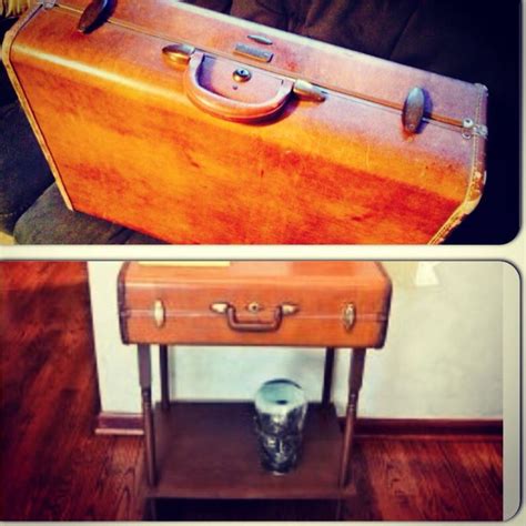 Lml Craft Project Diy Suitcase End Table Diy Suitcase Creative