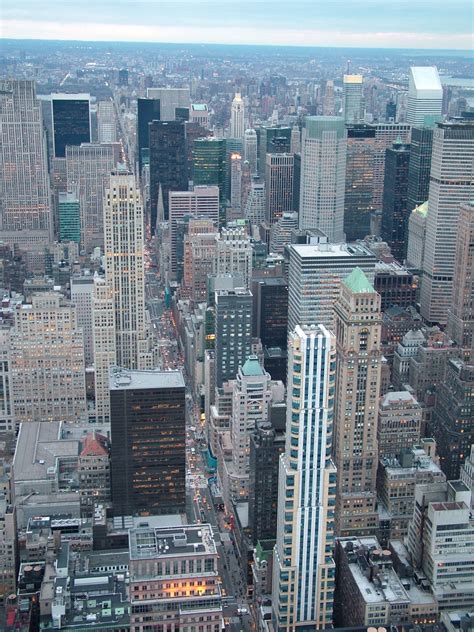 Midtown Manhattan From The Top Of The Empire State Building Nen Gallery