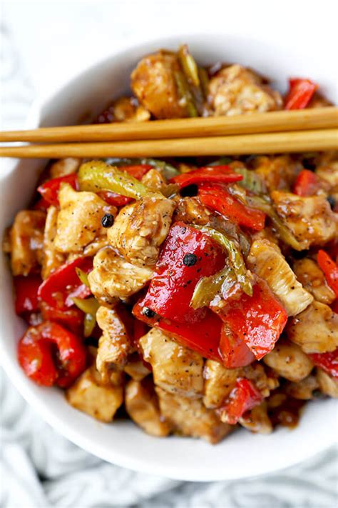 Our family loves panda express but it can get really expensive when the entire family goes and it isn't always convenient. Black Pepper Chicken - Pickled Plum Food And Drinks