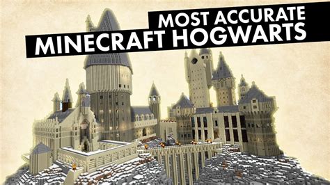 The MOST Accurate HOGWARTS MINECRAFT Build YouTube