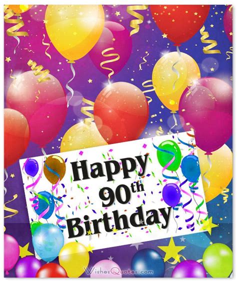 Adorable 90th Birthday Wishes And Images By Wishesquotes Happy 90th