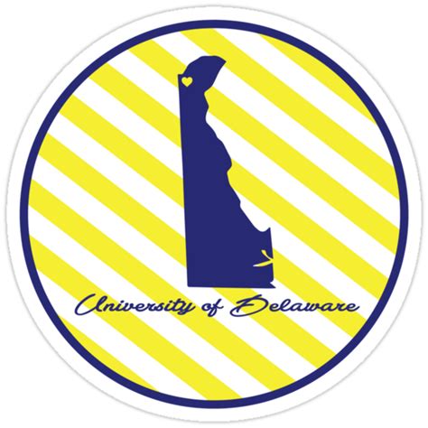 University Of Delaware Stickers By Ylimenna Redbubble