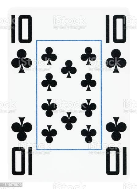 Ten Of Clubs Playing Card Isolated Stock Photo Download Image Now