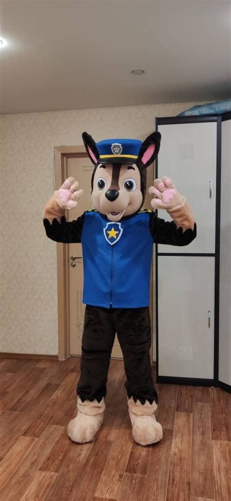 Chase Paw Patrol Mascot Costume Mascot Costume Puppy Etsy