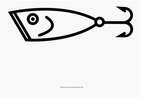 Fishing Lure Coloring Page , Free Transparent Clipart - ClipartKey