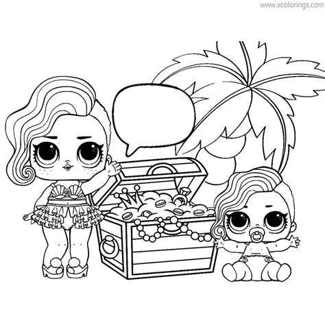 Lol Doll Super Baby Coloring Page