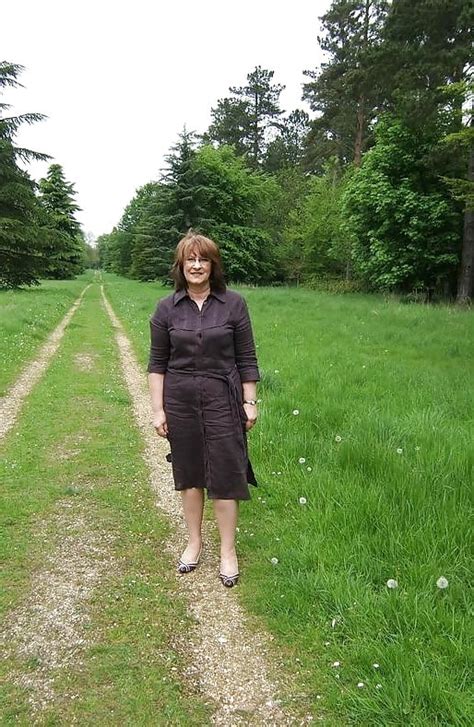Village Lady Kelly Stripping In The Woods Photo 7 42