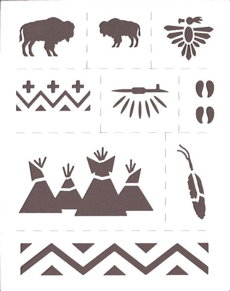 Tandy Leather Native American Stencil Leathercraft Projects To