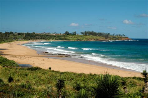 Filekealia Beach Located Along The Royal Coconut Coast Of Kauai