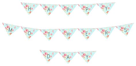 ♥freebie Image And Pretty Diy Beautiful Mothers Day Bunting Flag