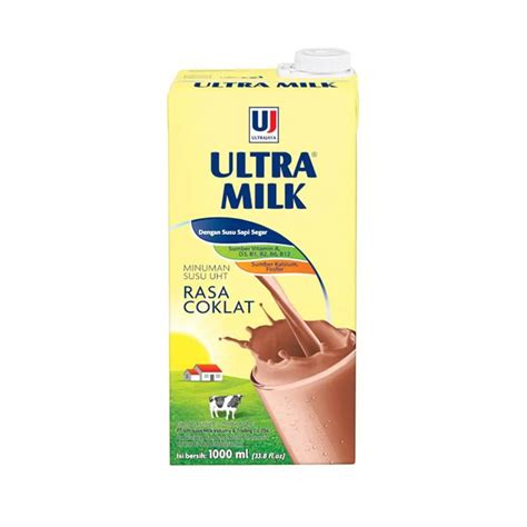 Ultra Milk Coklat 1000 Ml Rajasusu