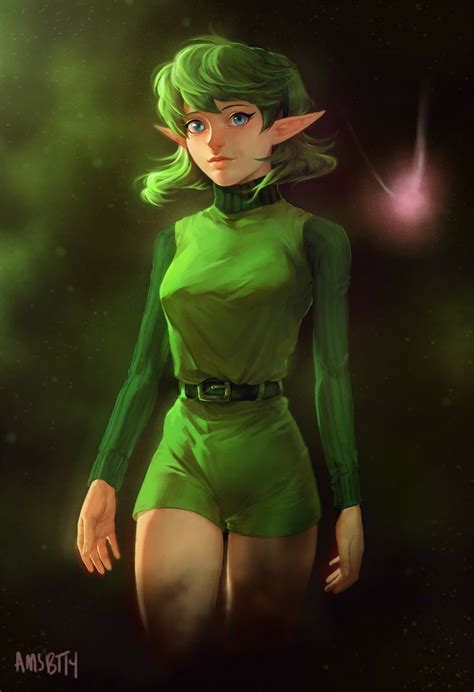 Saria The Legend Of Zelda Artwork By Amanda Schank Posted By Darby