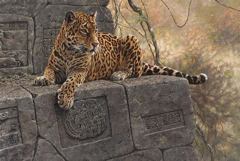 The Jaguar King Painting By Alan M Hunt Pixels