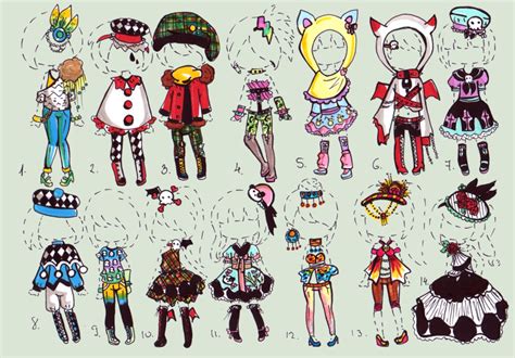 guppie adopts art clothes character design anime outfits