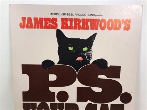 Ps Your Cat Is Dead James Kirkwood Cardboard Theatre Poster