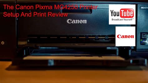 Learn how to to open the printer driver setup window on a windows pc to change print settings and other 2. Canon MG4250 Printer setup and test - YouTube
