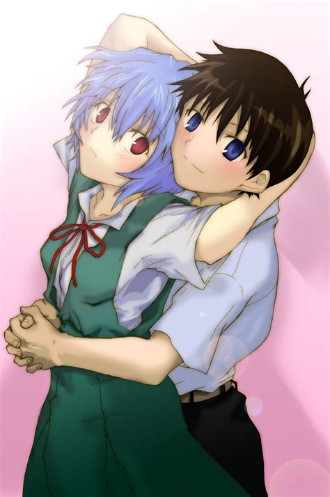 Rei And Shinji Evangelion