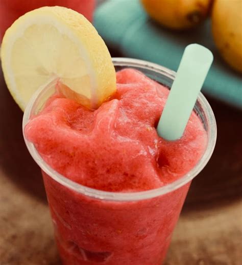 Raspberry Lemonade Slushie Refreshing Drinks Summer Drinks Fun Drinks