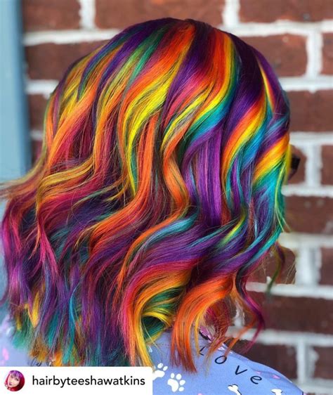 Top More Than 88 Rainbow Hair Color Best In Eteachers