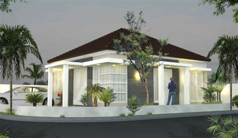 Bentuk depan rumah minimalis tipe 36 sederhana saja, tidak banyak yang ditonjolkan. Rumah Minimalis Atap Limas | Bentuk Rumah Minimalis