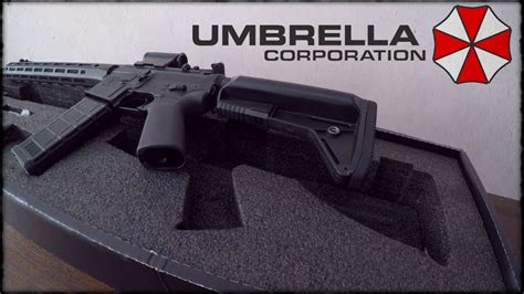 New Helios Umbrella Corporation M4 M Lok Airsoft Aeg Rifle Unboxing
