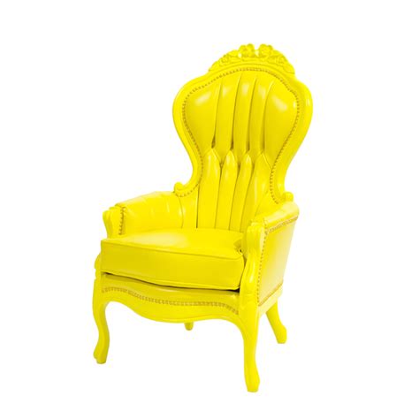 Elizabeth Chair Yellow Luxe Modern Rentals