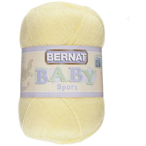 Bernat Baby Sport 3 Light Acrylic Yarn Baby Yellow 105oz300g