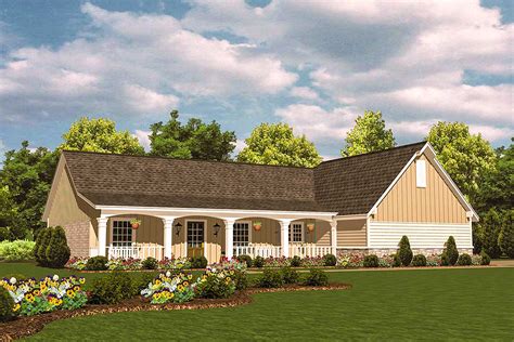 Raised ranch plans and small ranch style plans are extremely popular and offer a tremendous variety in style. Split-Bedroom Ranch Design - 8242JH | Architectural ...