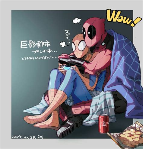 seria tan malo que esto estuviera en en los comics yo creó que seria genial deadpool y spiderman