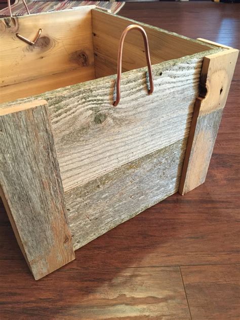 Reclaimed Wood Crates Etsy
