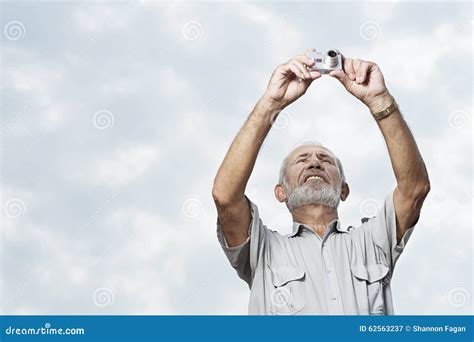 Man Taking A Picture Stock Image Image Of Hair Camera 62563237