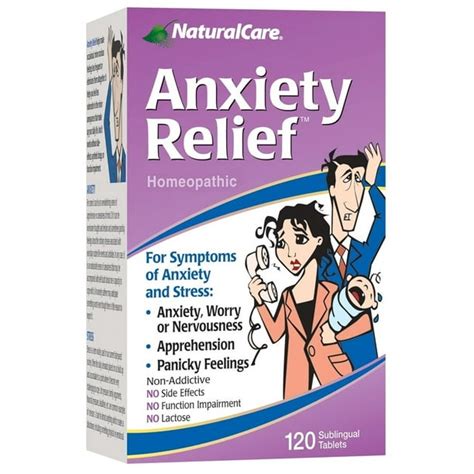 Naturalcare Anxiety Relief Homeopathic Support For Natural Anxiety