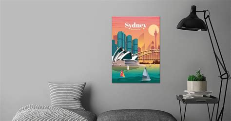 Travel To Sydney Poster By Studio 324 Displate