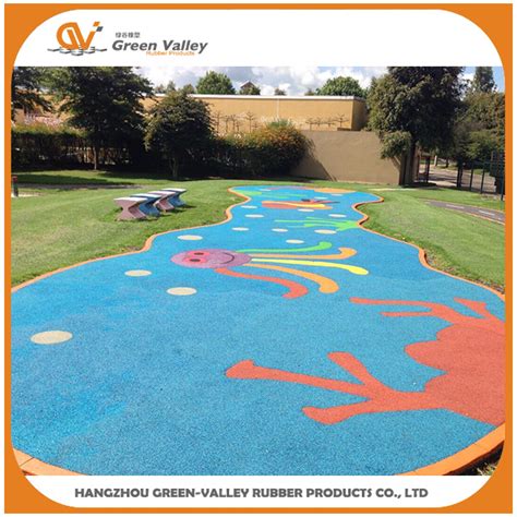 China EPDM Wet Pour Playground Surface Rubber Carpet China EPDM Wet Surface