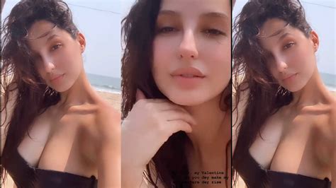 Nora Fatehi Is A Sight To Behold In A Bikini Top As She Enjoys Her