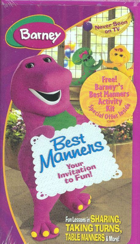 Barneys Best Manners Your Invitation To Fun 2003 Releases