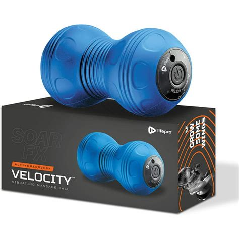 Lifepro Velocity 4 Speed Vibrating Massage Ball Peanut Massager Combines Lacrosse Ball With