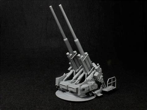 Modelcollect Ua72098 German Wwii 128mm Flak 40 Zwilling 172