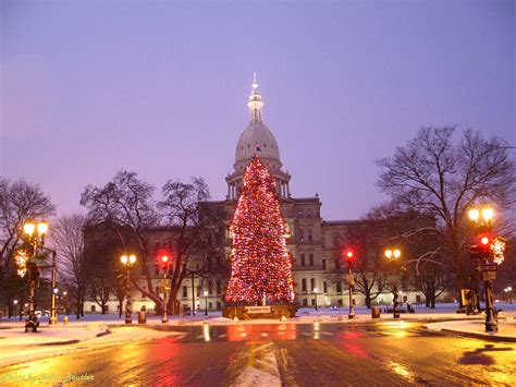 You won't need a car when visiting. Michigan State Senate: Photo Gallery / Winter