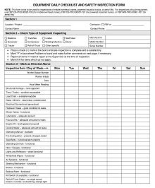 Free Lifting Equipment Audit Checklist Templates Pdf Doc Excelshe