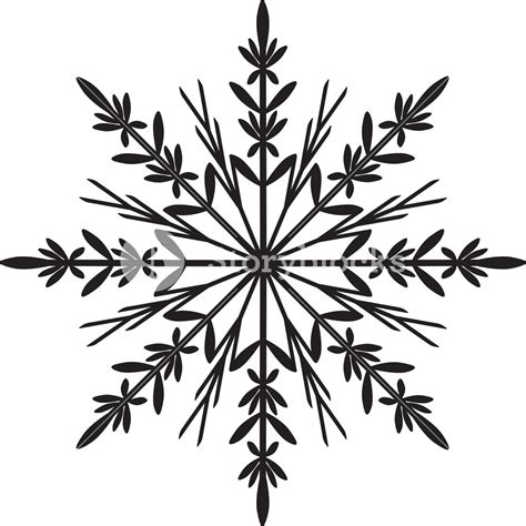 Vector Snowflake Royalty Free Stock Image Storyblocks