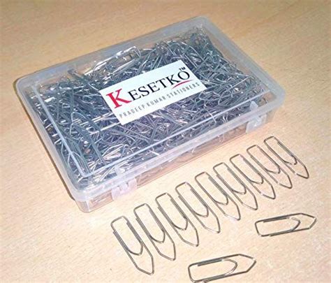 Kesetko® Metal Paper Clips 30mm Gem Clips U Clips Stainless Steel