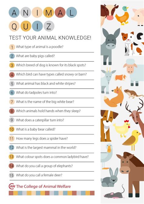 Top 175 Animal Quiz For 6 Year Olds