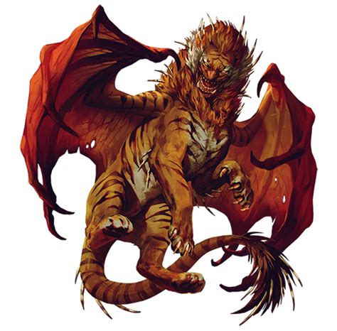 Manticore Monsters Archives Of Nethys Pathfinder 2nd Edition Database